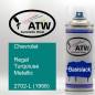 Preview: Chevrolet, Regal Turqoiuse Metallic, 2702-L (1958): 400ml Sprühdose, von ATW Autoteile West.